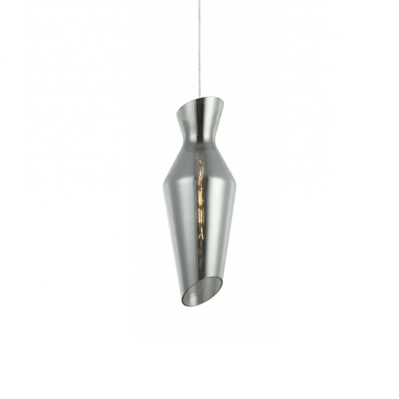 Smoked Glass Pendant Light – Loft-Style Drop Form | Smoked Glass Pendant | Bright House