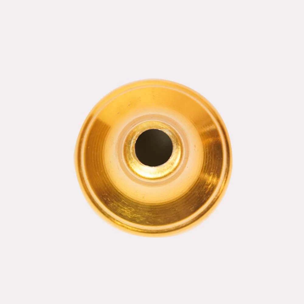 Stainless Steel Temple Cap – 45mm Gold Finish | Lighting Component for Chandeliers | Bright House