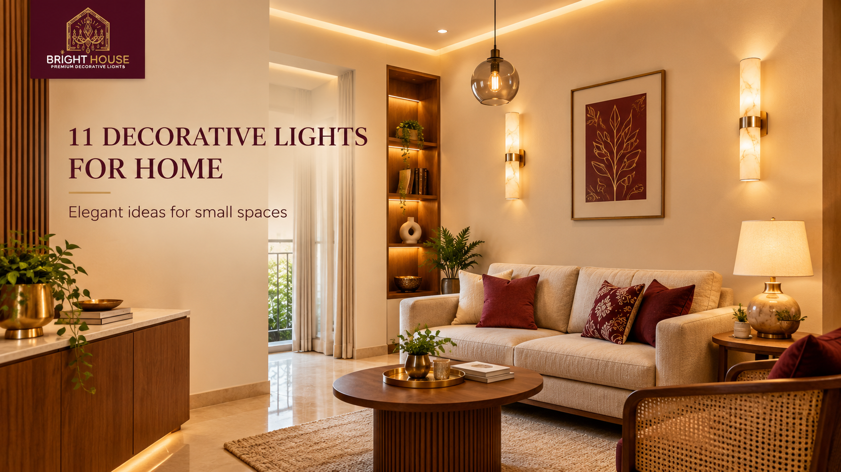 Decorative Lights for Home: 11 Elegant Picks for small rooms