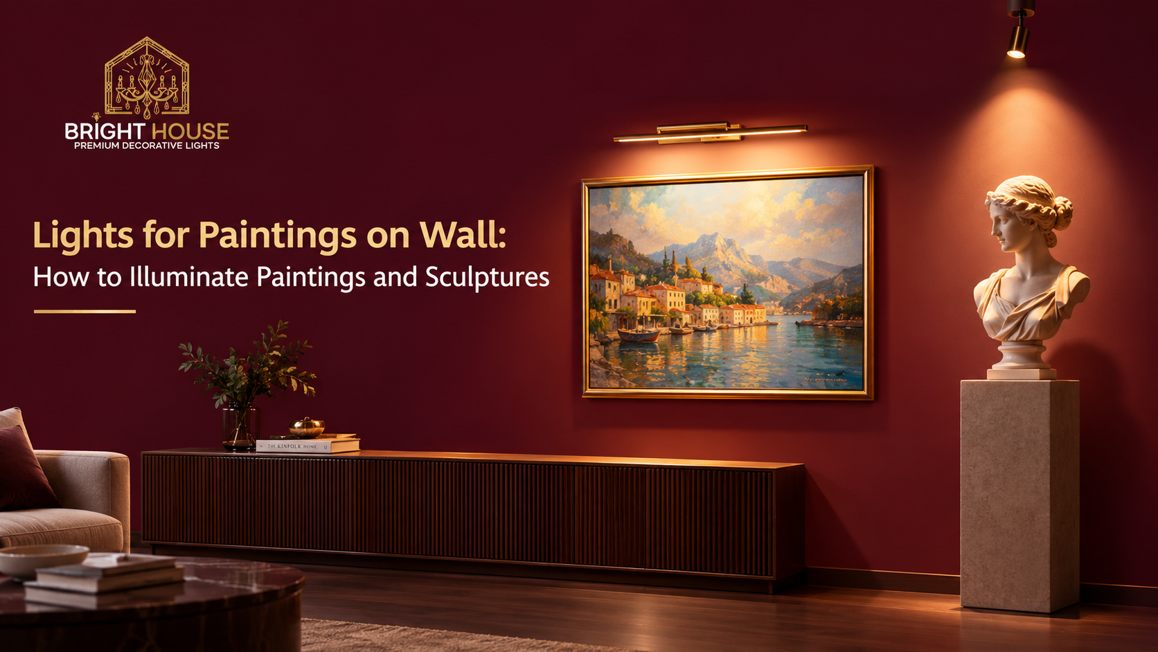 Lights for Paintings on Wall: How to Illuminate Paintings and Sculptures