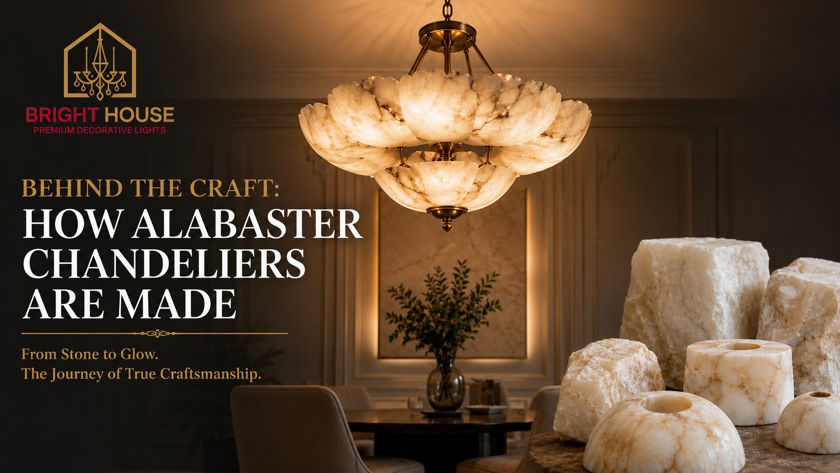 Behind the Craft: How Alabaster Chandeliers Are Made