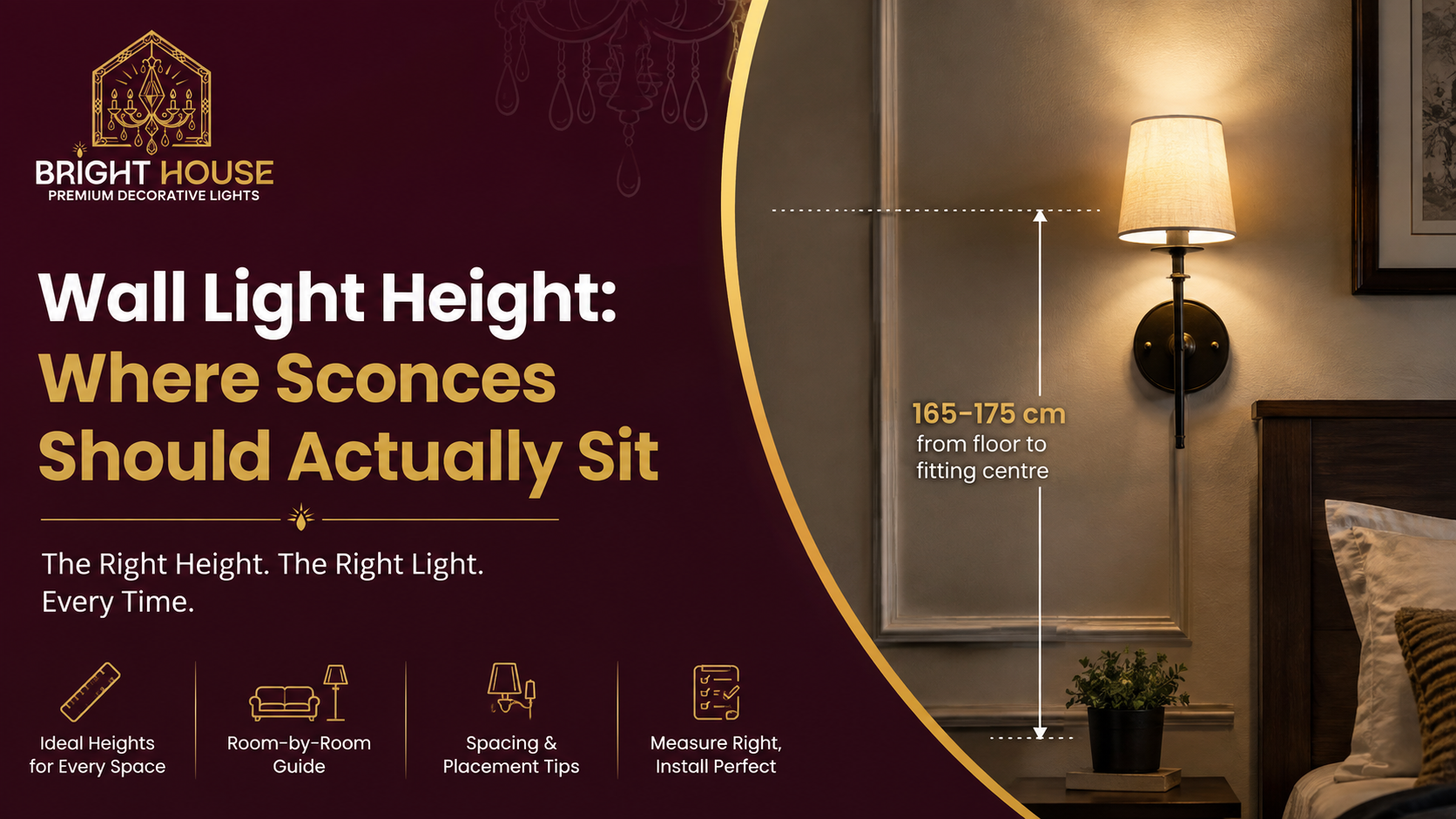 Wall Light Height: Where Sconces Should Actually Sit