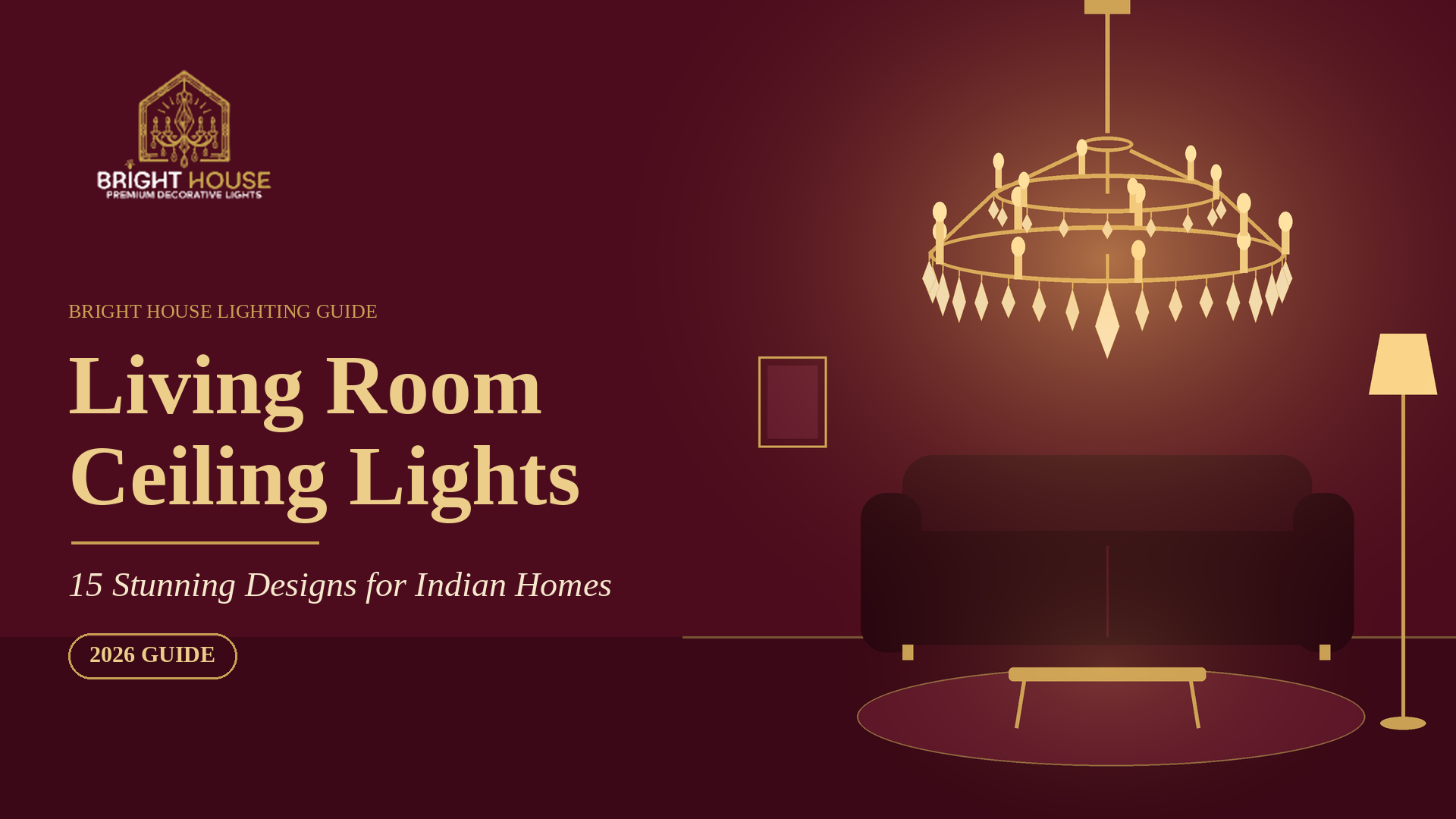 Living Room Ceiling Lights: 15 Designs for Indian Homes