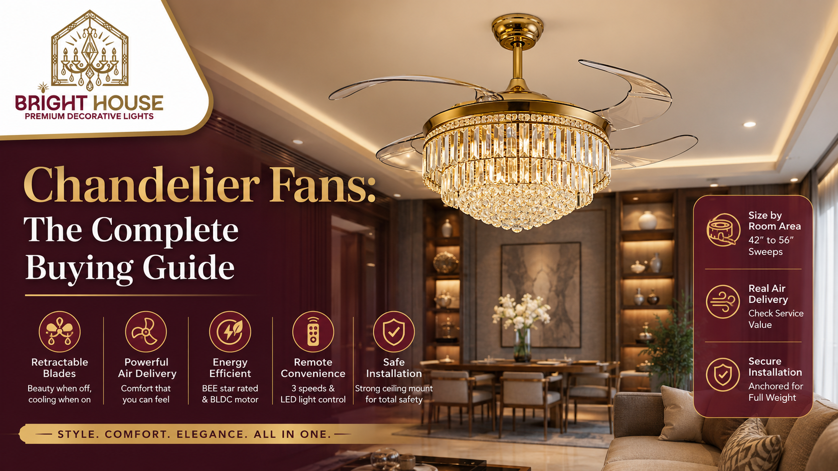 Chandelier Fans: The Ultimate Guide to Choosing One