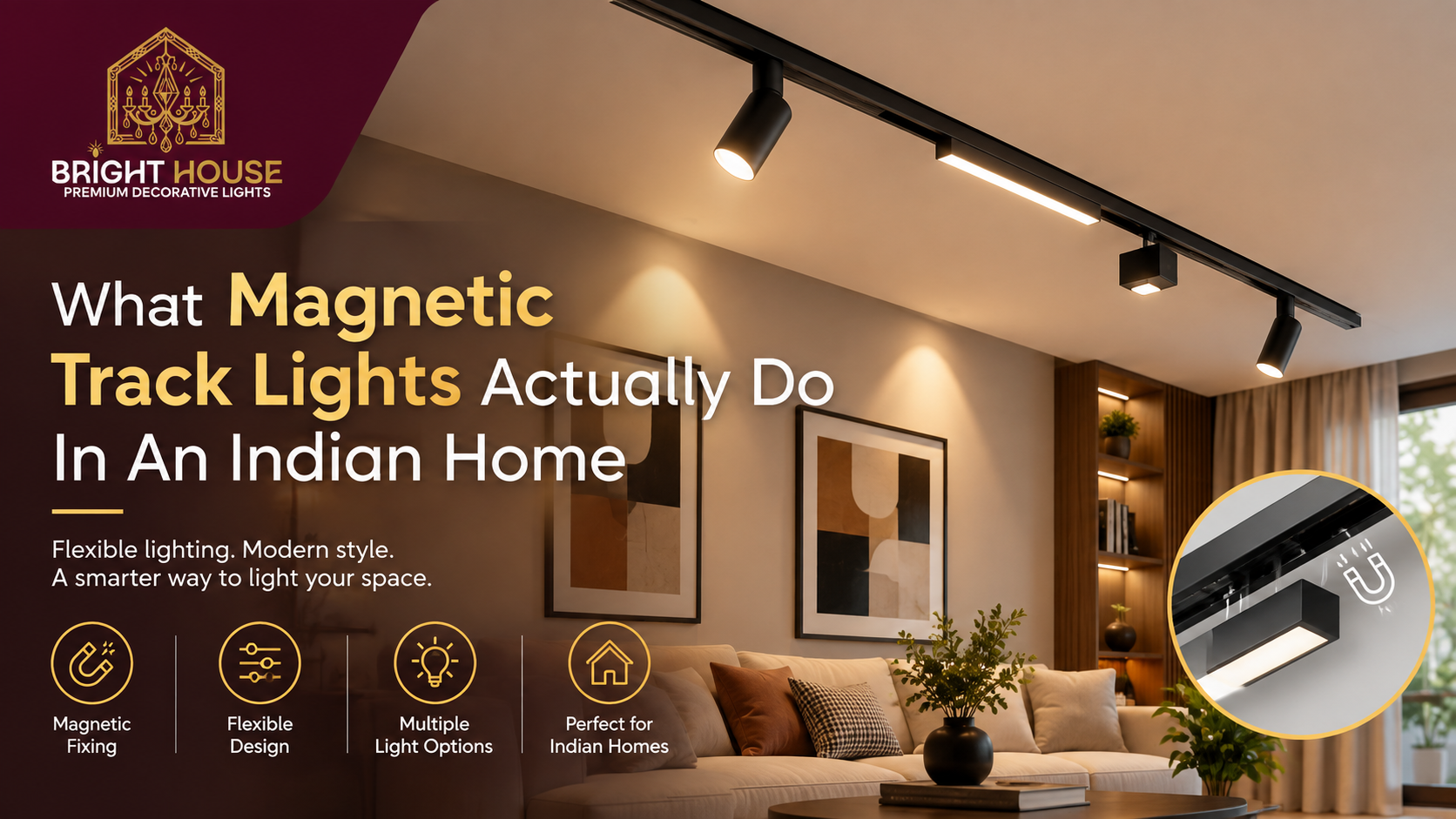 What Magnetic Track Lights Actually Do In An Indian Home