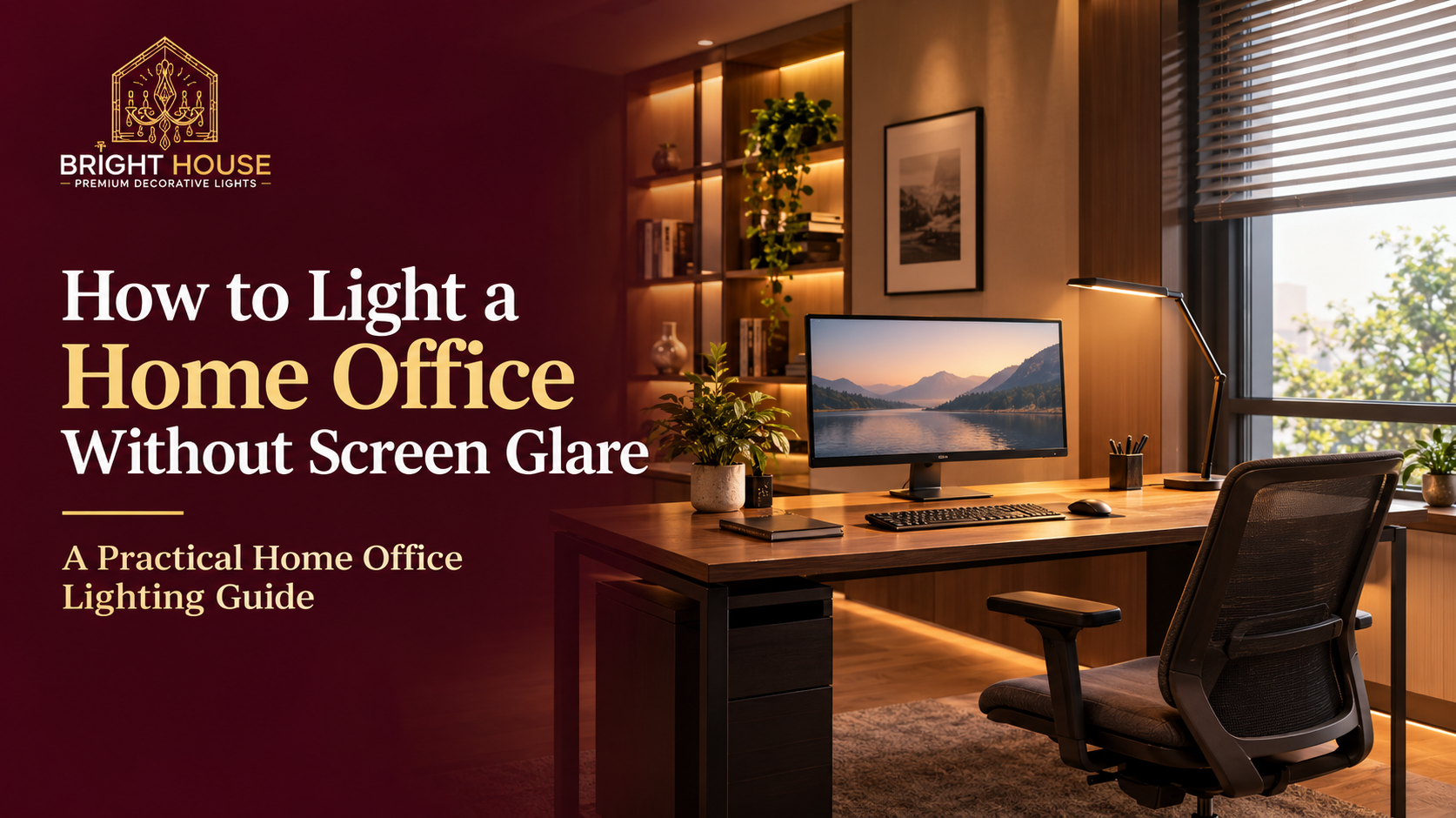 How to Light a Home Office Without Screen Glare: A Practical Home Office Lighting Guide