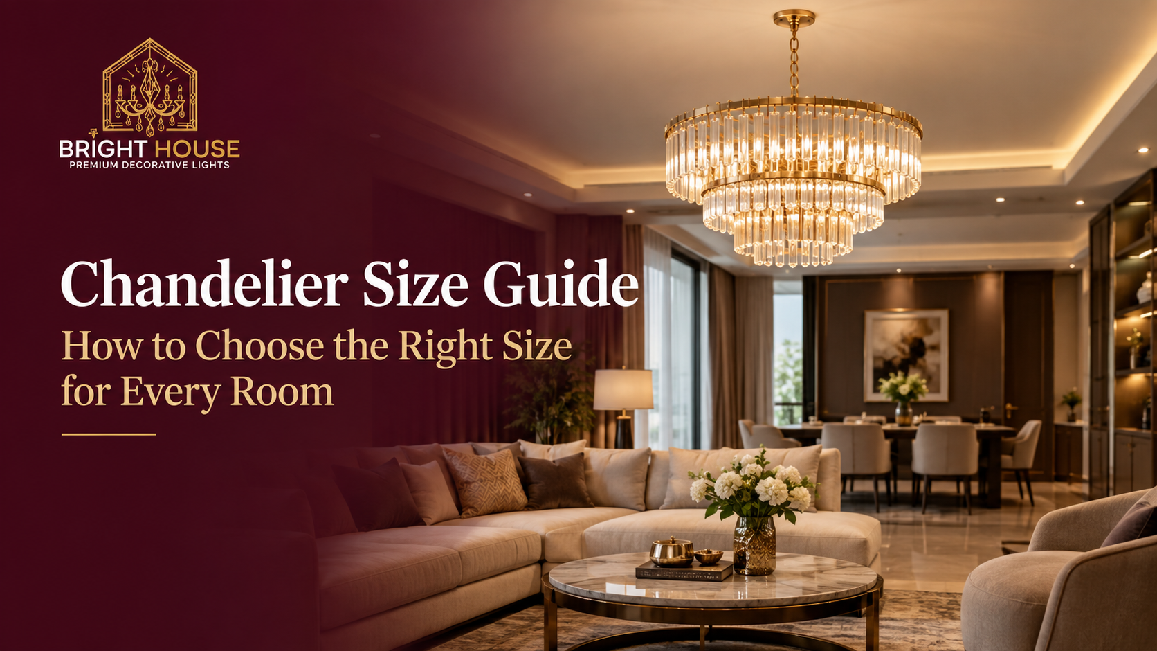 Chandelier Size Guide: How to Choose the Right Size for Every Room