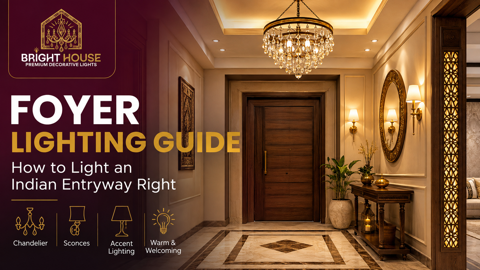 Foyer Lighting Guide: How to Light an Indian Entryway Right