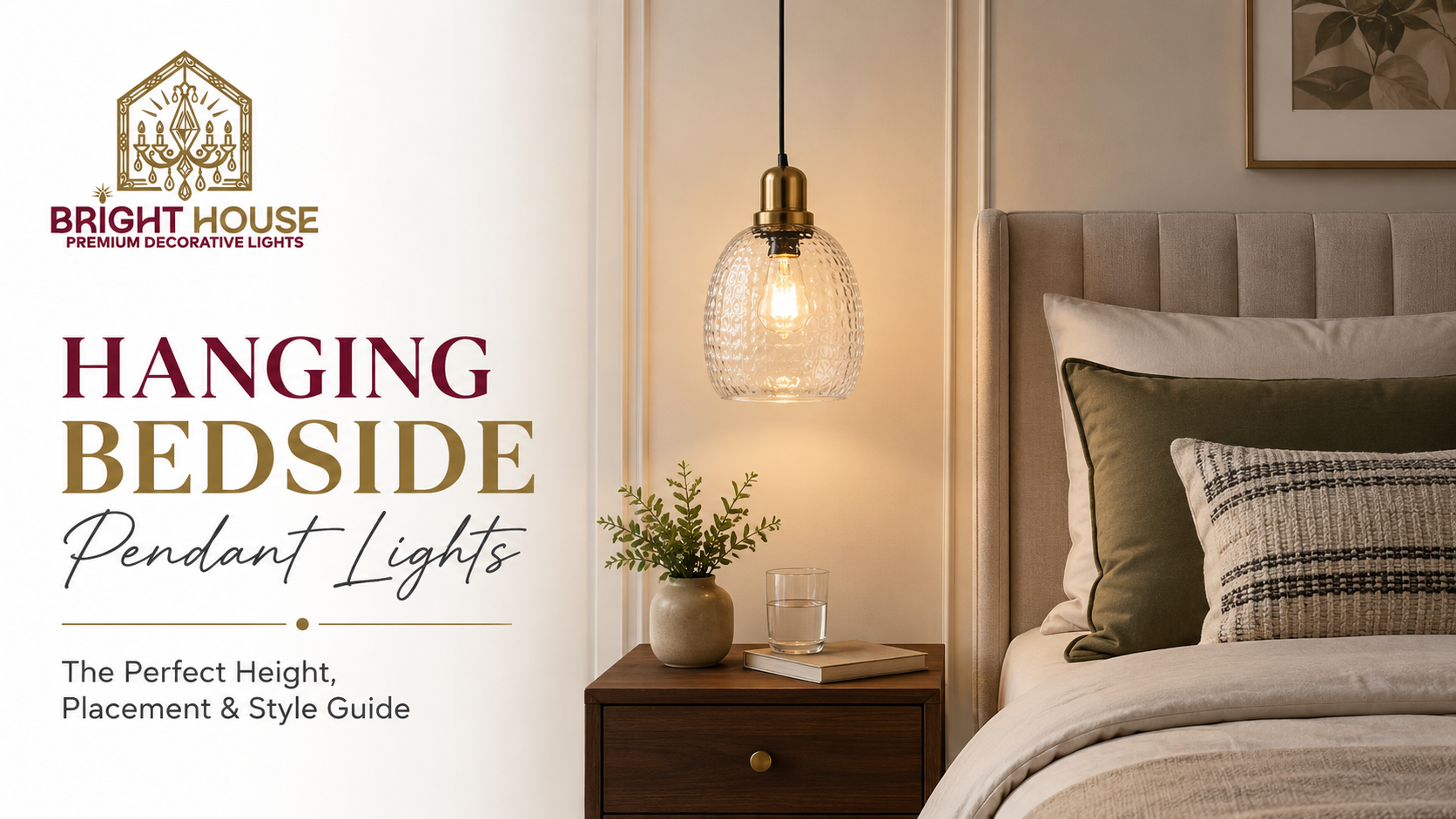 Hanging Bedside Pendant Lights: Height and Style Guide