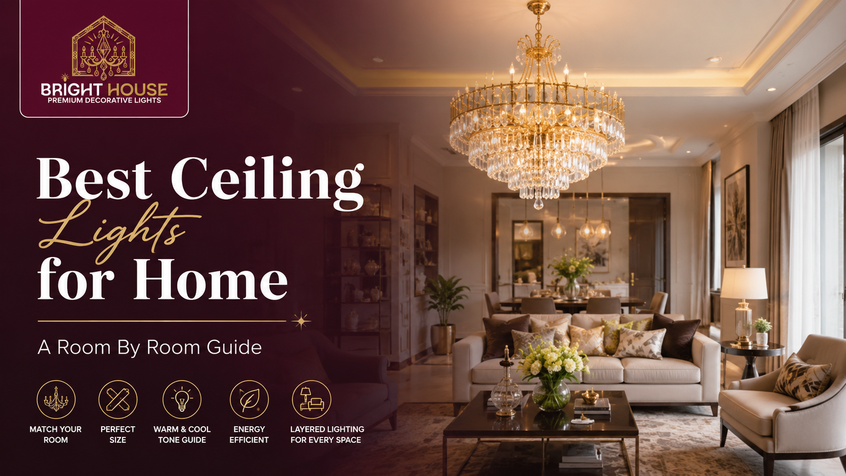 Best Ceiling Lights for Home: A Room By Room Guide