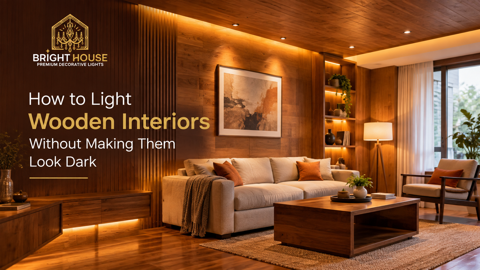 How to Light Wooden Interiors Without Making Them Look Dark