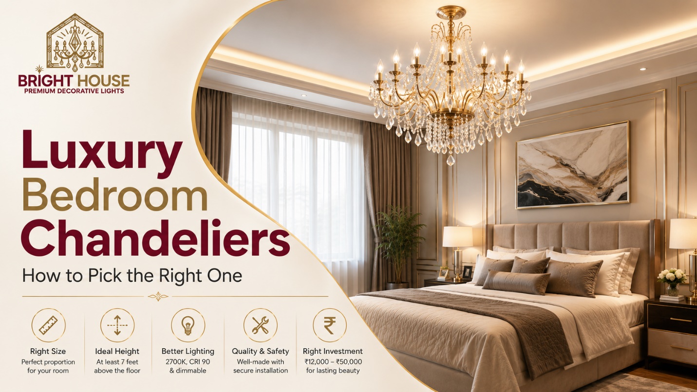Luxury Bedroom Chandeliers: How to Pick the Right One